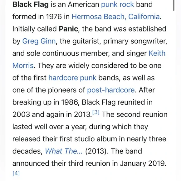 New Black Flag Punk Band Tshirt Unisex Size Large . - Picture 14 of 17